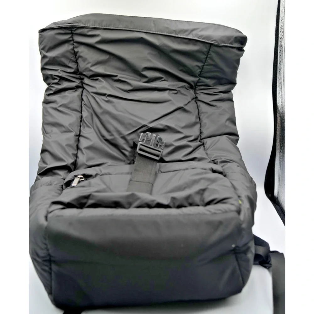 One Story Black Puffer Backpack Bundle -Tan Embark Lunchbox and 25+ School Items